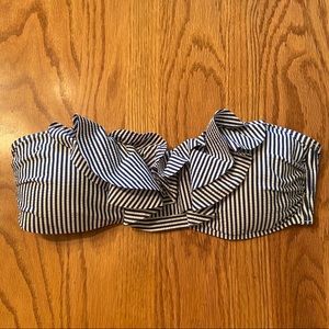 Abercrombie & Fitch Strapless Bikini Top, Stripped